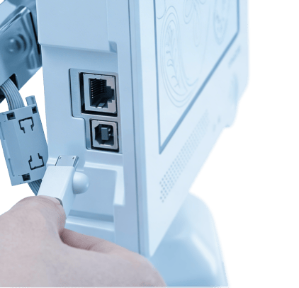 PC Connection :  LAN/USB